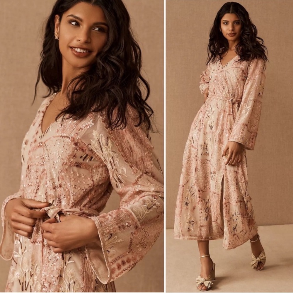 BHLDN | Anna Sui Sequin Midi Dress
